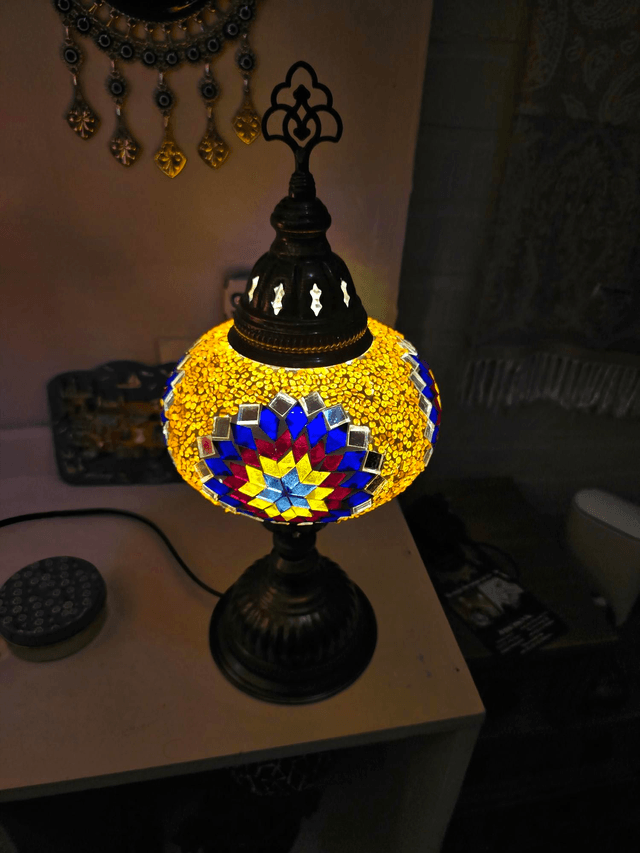 Large Mosaic Table Lamp