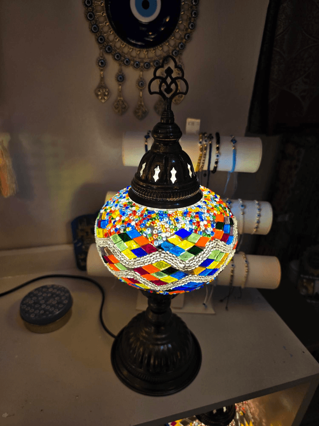 Large Mosaic Table Lamp 