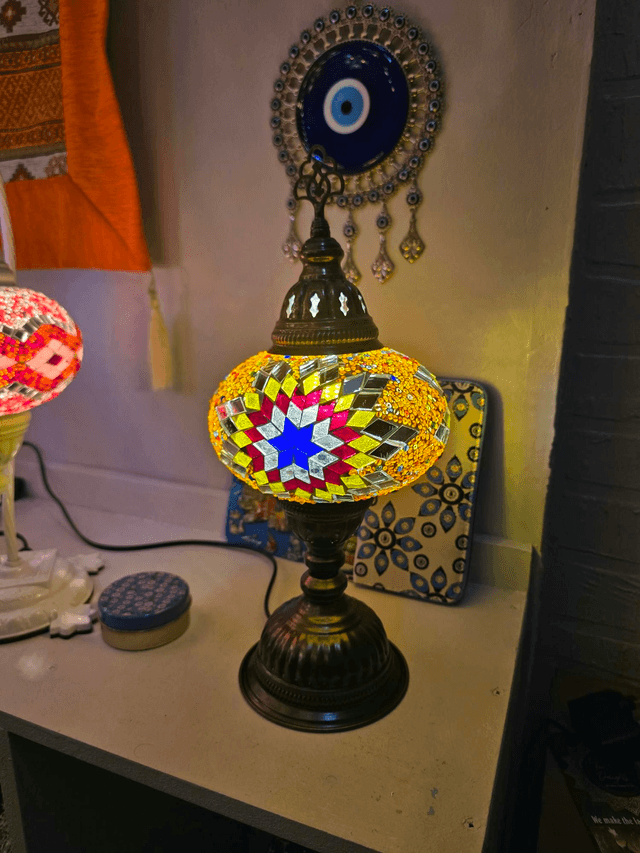 Large Mosaic Table Lamp