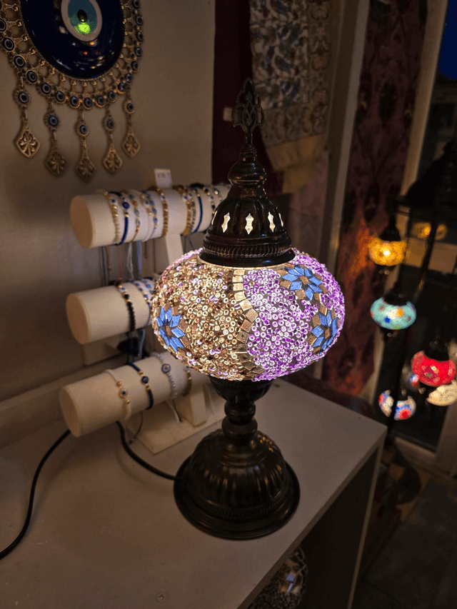 Large Mosaic Table Lamp