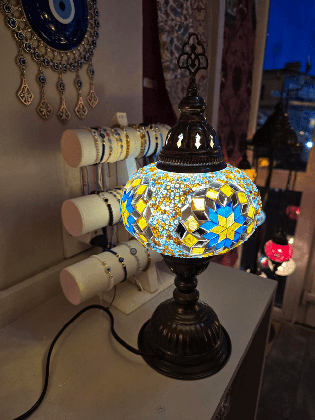 Large Mosaic Table Lamp