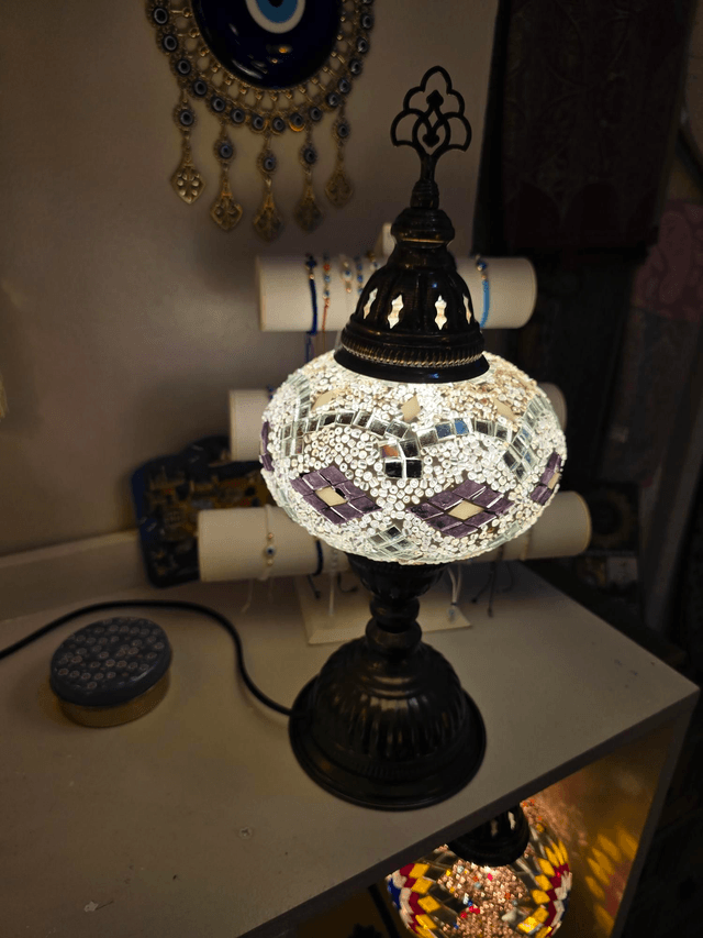 Large Mosaic Table Lamp