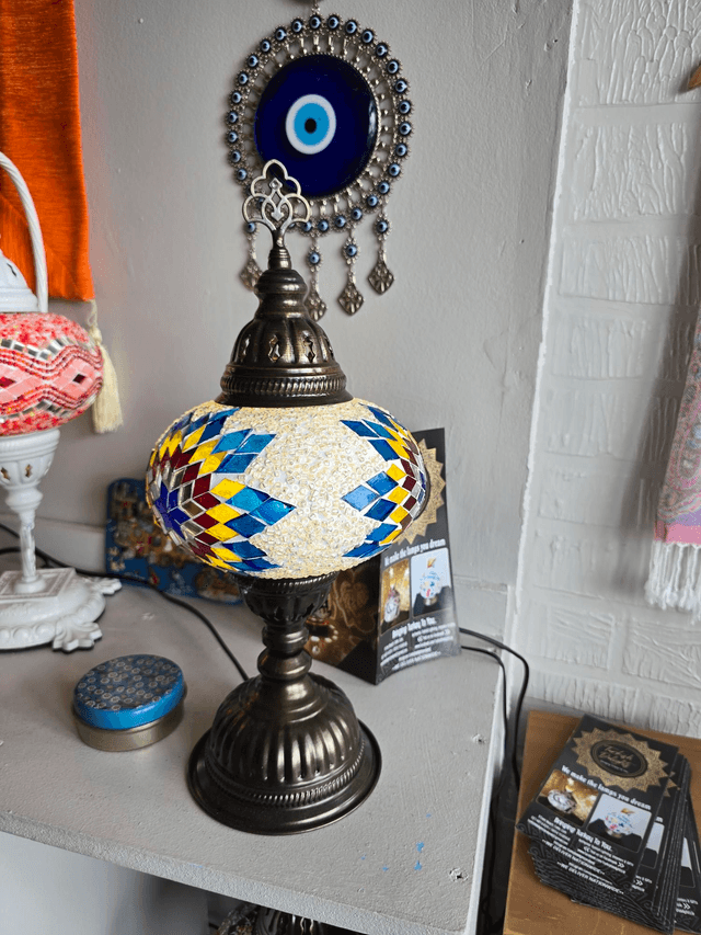 Large Mosaic Table Lamp