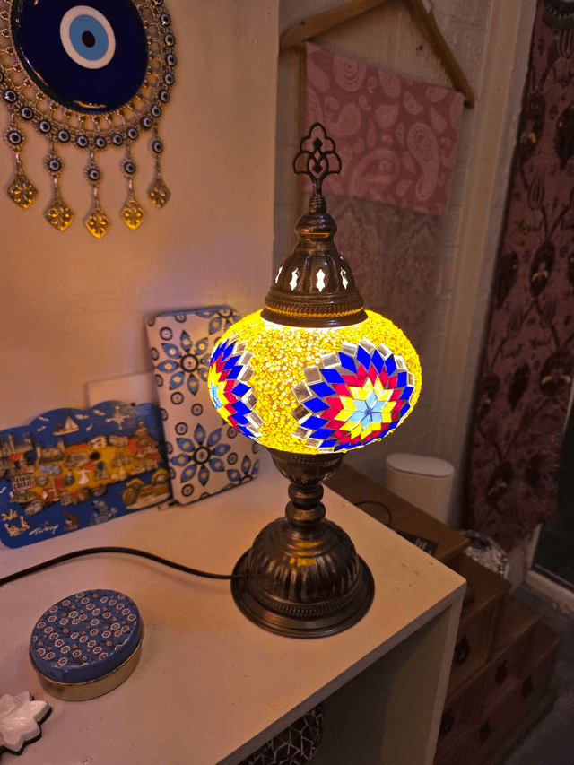 Large Mosaic Table Lamp