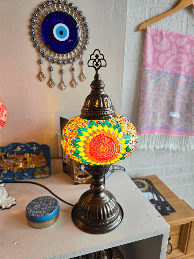Large Mosaic Table Lamp