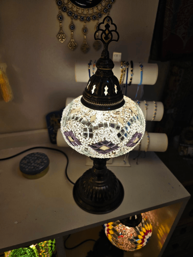 Large Mosaic Table Lamp