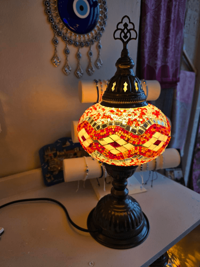 Large Mosaic Table Lamp