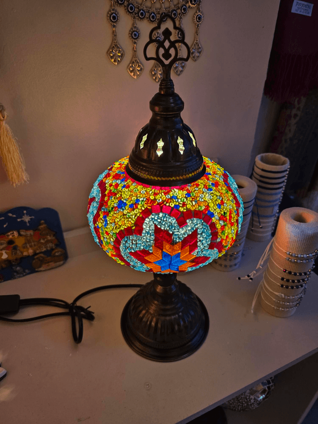 Large Mosaic Table Lamp