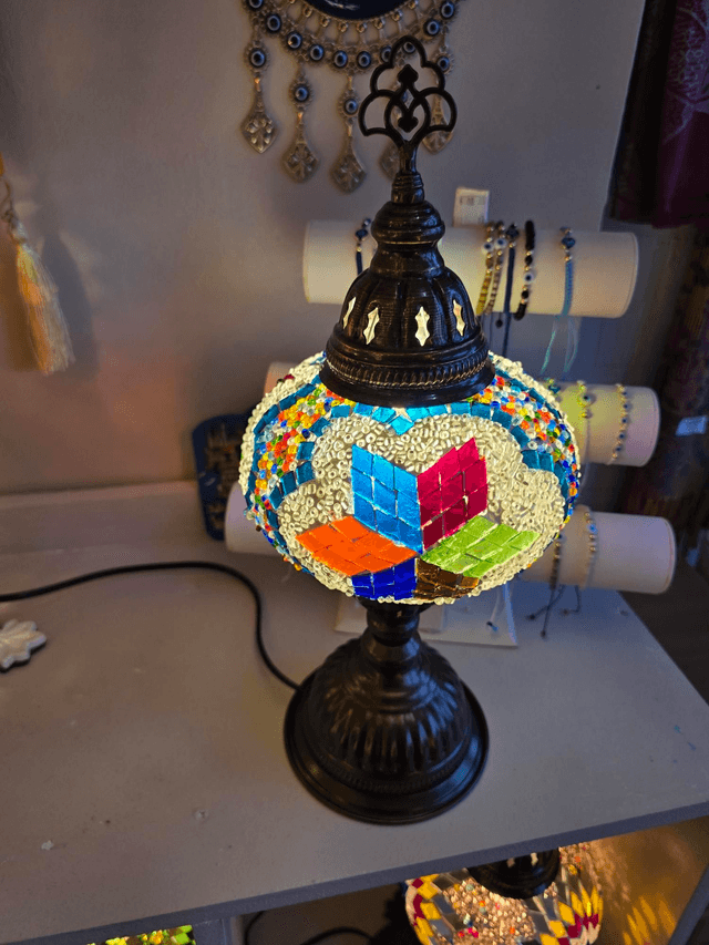 Large Mosaic Table Lamp
