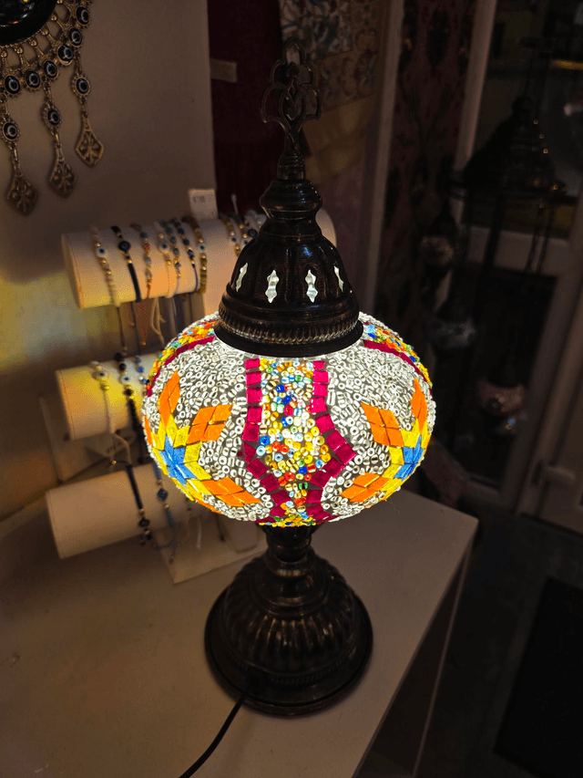 Large Mosaic Table Lamp