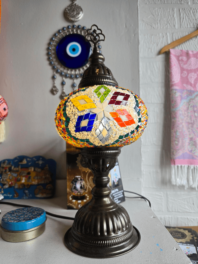 Large Mosaic Table Lamp