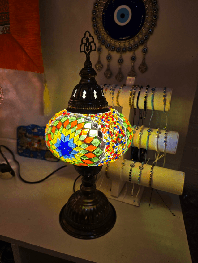 Large Mosaic Table Lamp