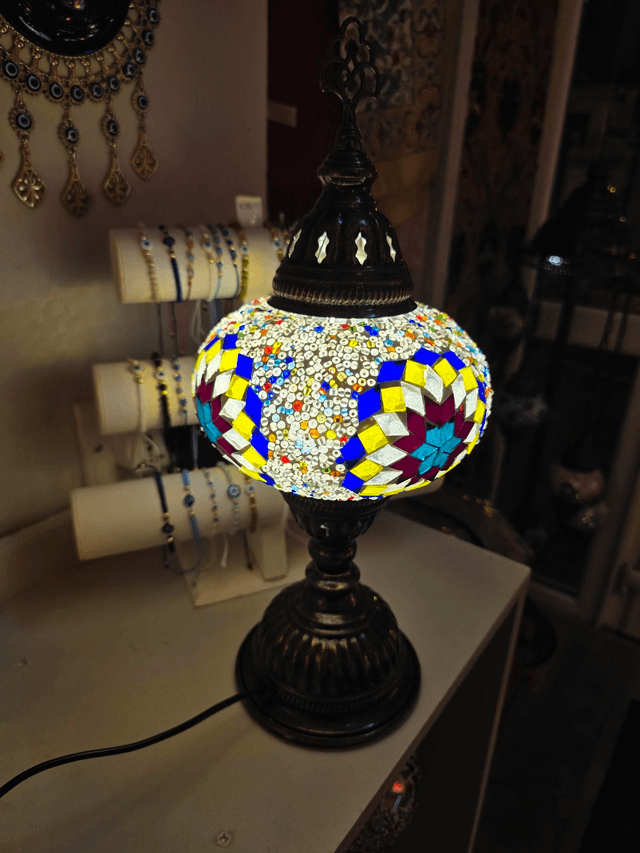 Large Mosaic Table Lamp
