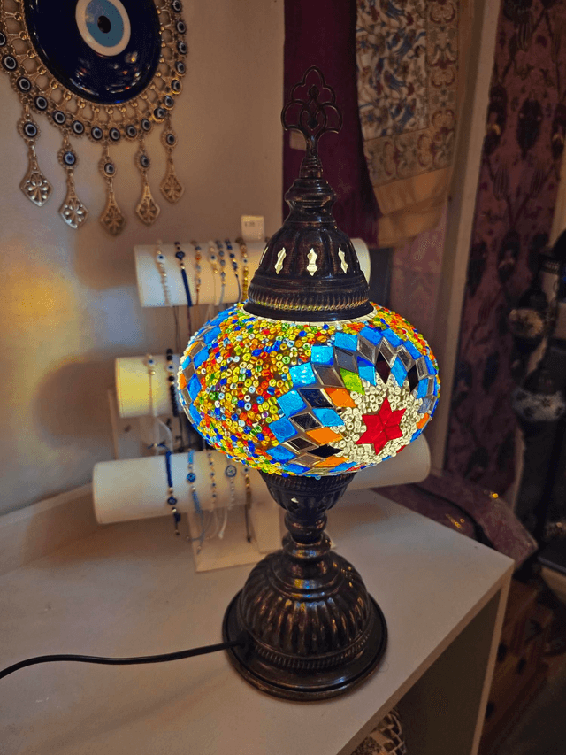 Large Mosaic Table Lamp