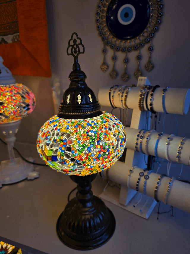 Large Mosaic Table Lamp