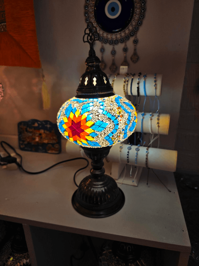 Large Mosaic Table Lamp 