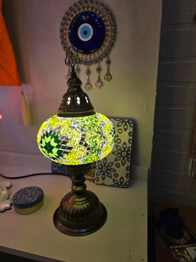 Large Mosaic Table Lamp