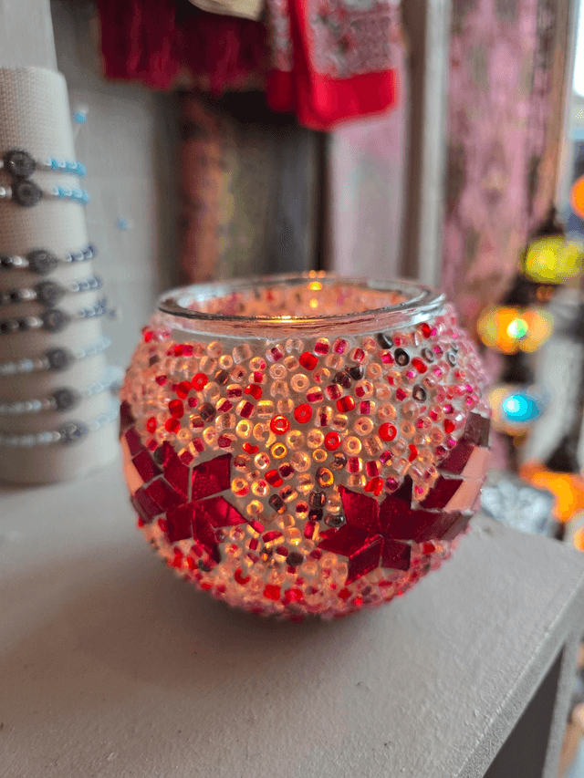 Mosaic Candle Holder