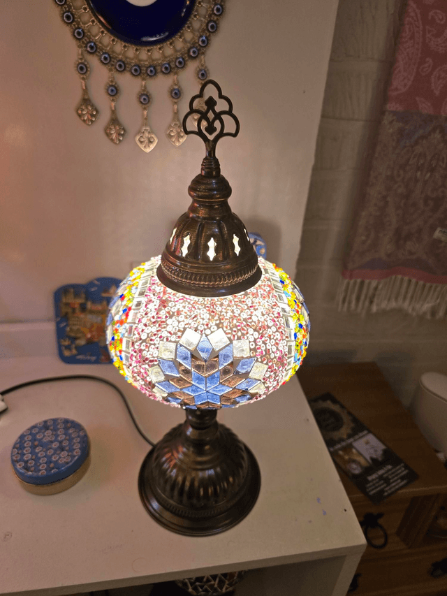 Large Mosaic Table Lamp