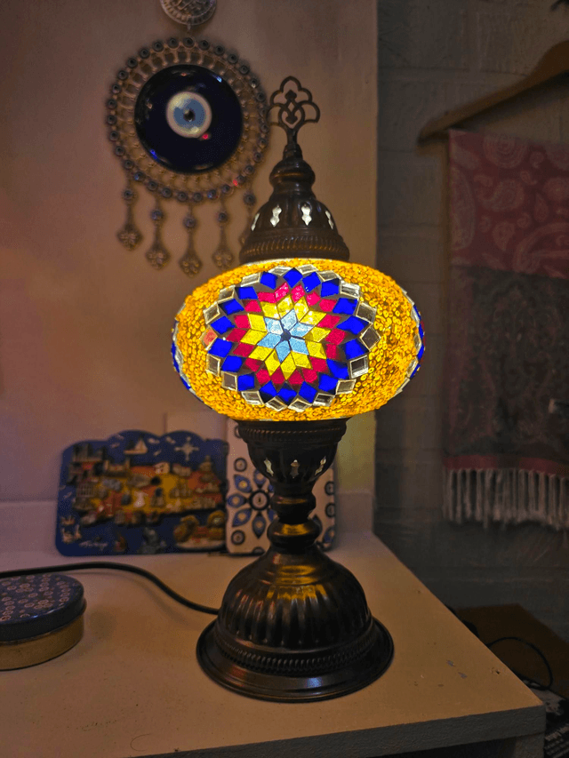Large Mosaic Table Lamp