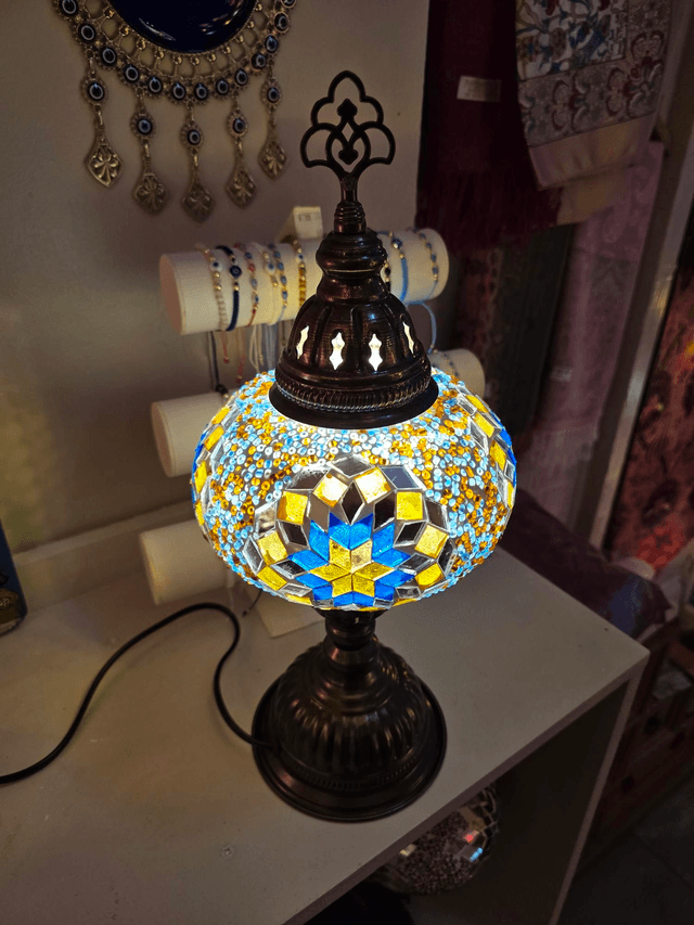 Large Mosaic Table Lamp