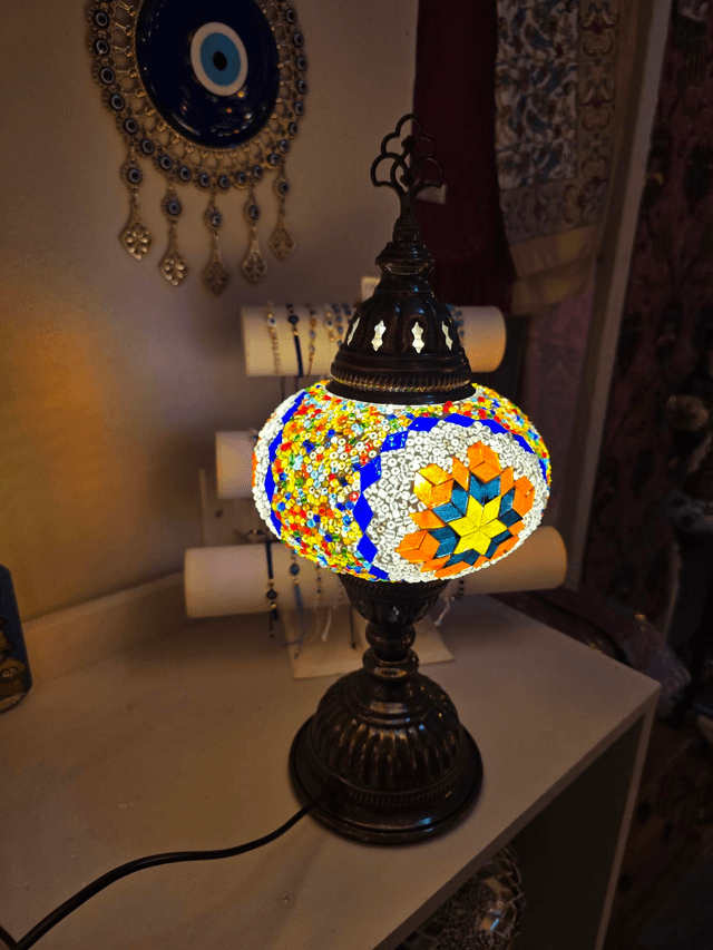 Large Mosaic Table Lamp