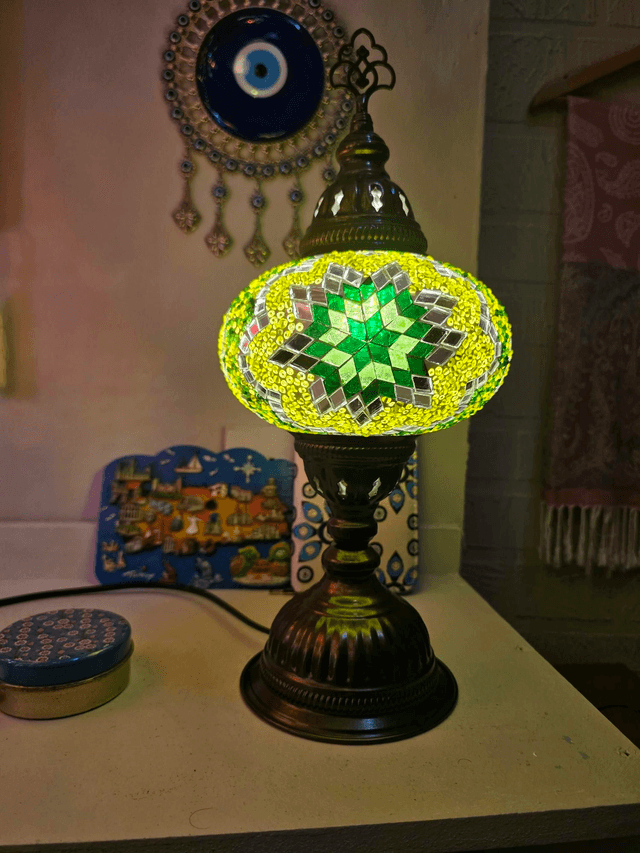 Large Mosaic Table Lamp