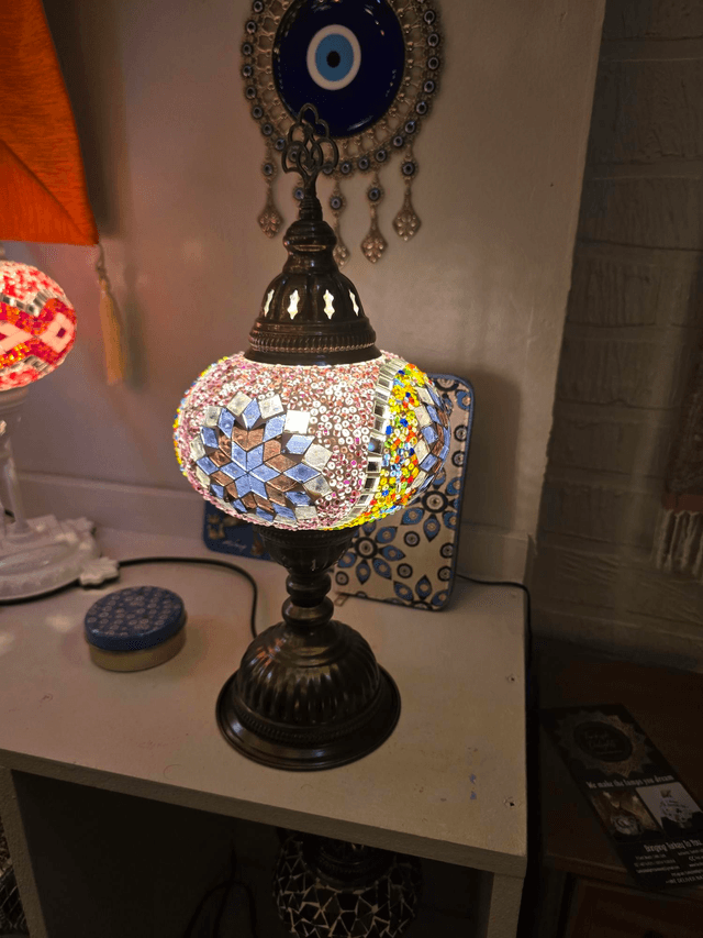 Large Mosaic Table Lamp