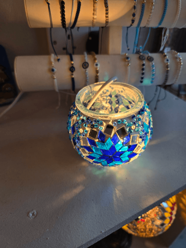 Mosaic Candle Holder
