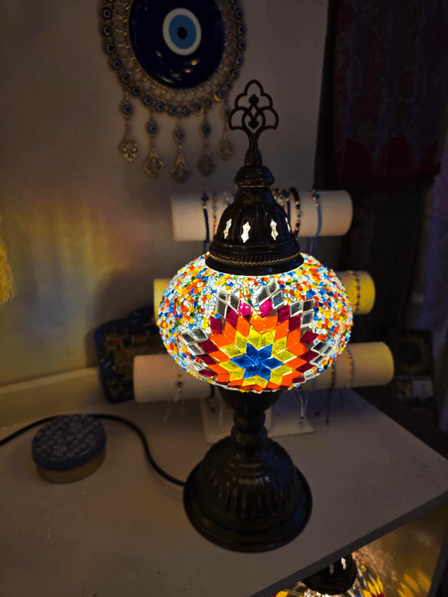 Large Mosaic Table Lamp