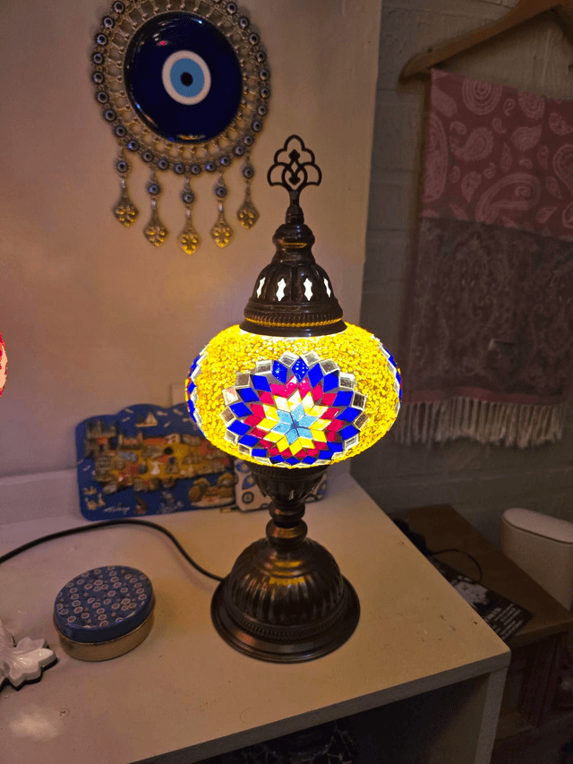 Large Mosaic Table Lamp
