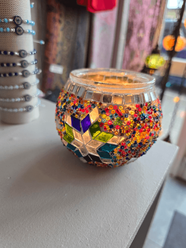 Mosaic Candle Holder