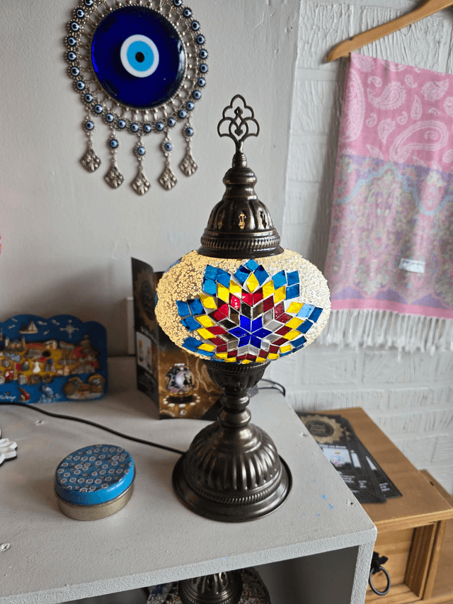 Large Mosaic Table Lamp
