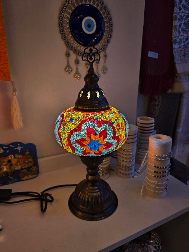 Large Mosaic Table Lamp