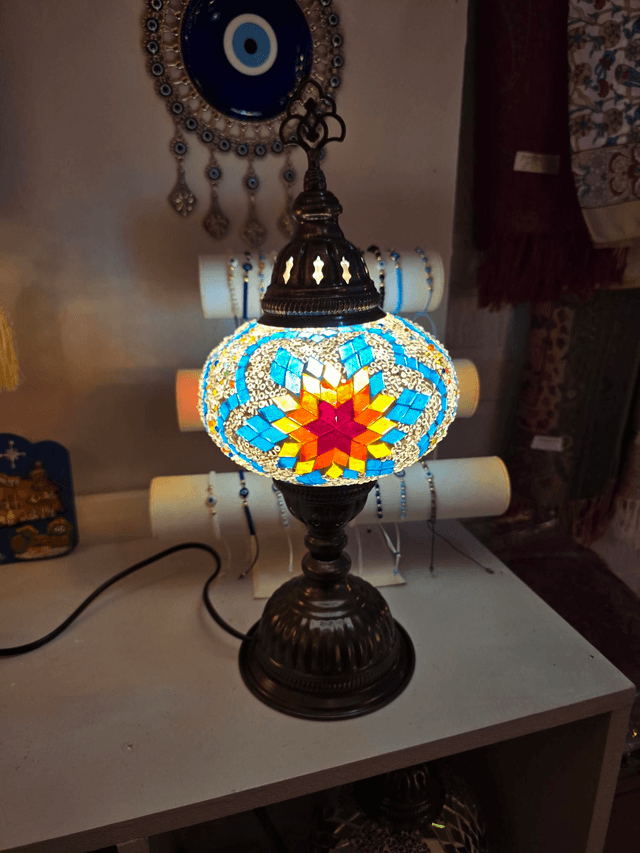 Large Mosaic Table Lamp 