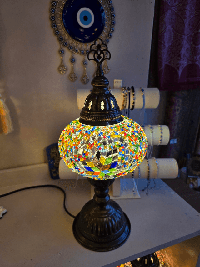 Large Mosaic Table Lamp