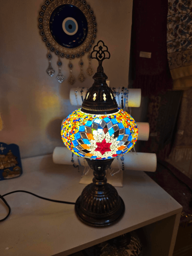 Large Mosaic Table Lamp