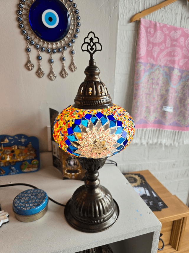 Large Mosaic Table Lamp