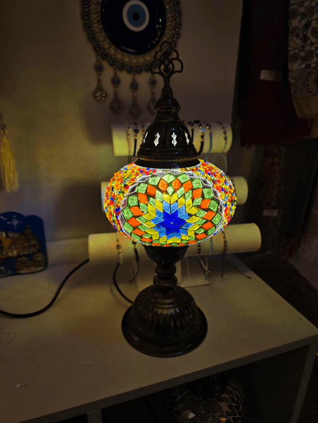 Large Mosaic Table Lamp