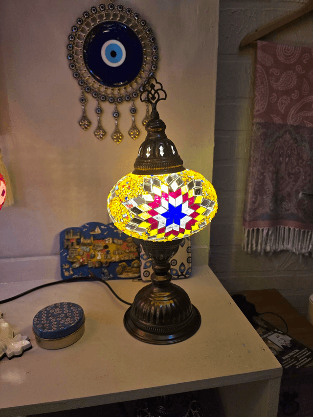 Large Mosaic Table Lamp